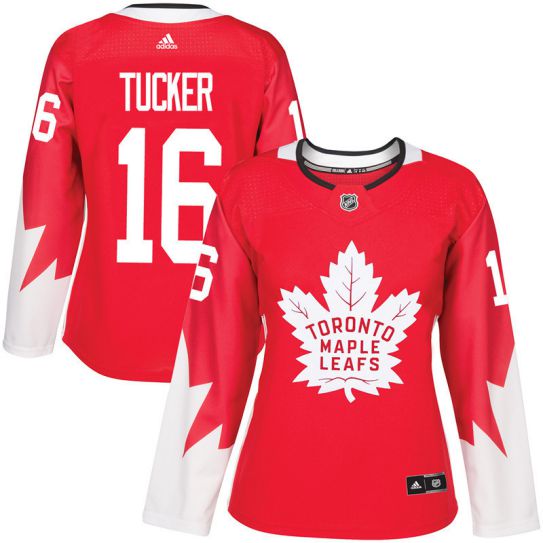 2017 NHL Toronto Maple Leafs women #16 Darcy Tucker red jersey->->Women Jersey